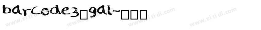 barcode3_9al字体转换 barcode3_9al字体转换