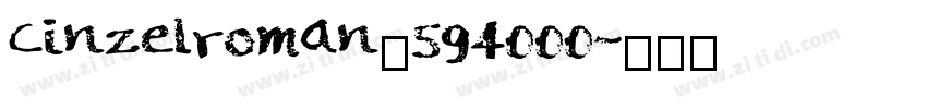 cinzelroman_594000字体转换