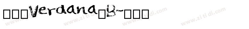 明兰_Verdana_B字体转换