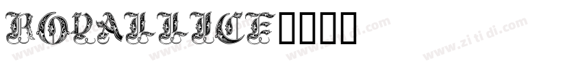 ROYALLICE字体转换