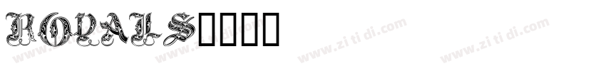 ROYALS字体转换