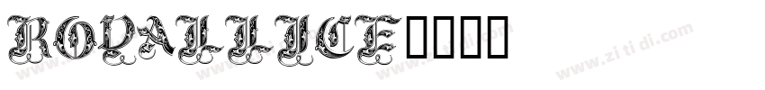 ROYALLICE字体转换