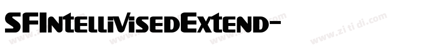 SFIntellivisedExtend字体转换