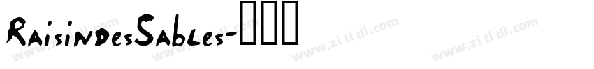 RaisindesSables字体转换