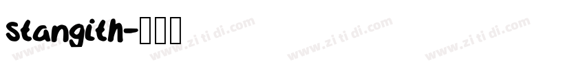 stangith字体转换