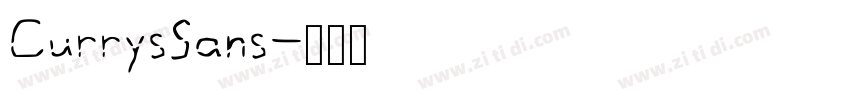 CurrysSans字体转换