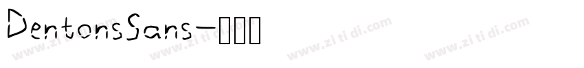 DentonsSans字体转换 DentonsSans字体转换