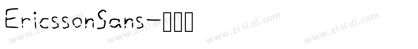EricssonSans字体转换