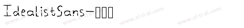 IdealistSans字体转换