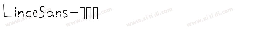 LinceSans字体转换