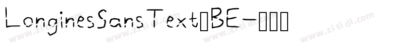 LonginesSansText_BE字体转换