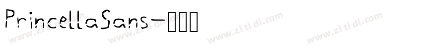 PrincellaSans字体转换