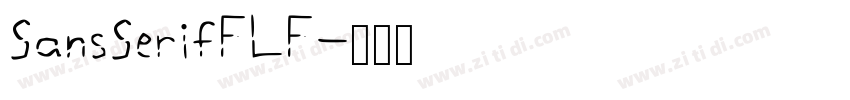 SansSerifFLF字体转换