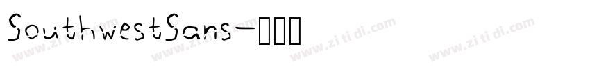 SouthwestSans字体转换