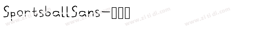 SportsballSans字体转换