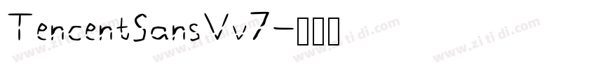 TencentSansVv7字体转换