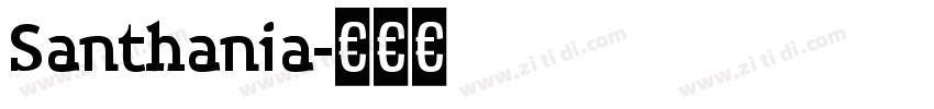 Santhania字体转换
