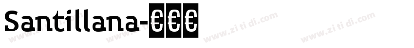 Santillana字体转换