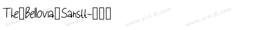 The_Bellovia_Sanstt字体转换