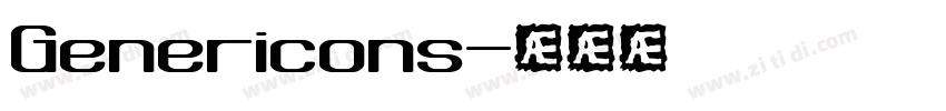 Genericons字体转换