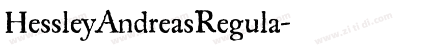 HessleyAndreasRegula字体转换