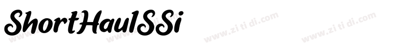 ShortHaulSSi字体转换