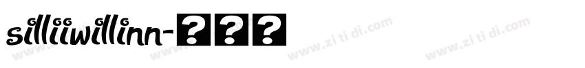 silliiwillinn字体转换