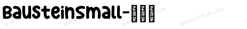 BausteinSmall字体转换