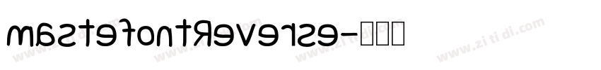 mastefontReverse字体转换