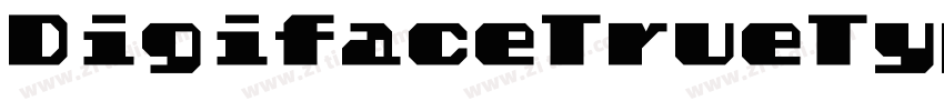 DigifaceTrueType字体转换