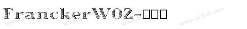 FranckerW02字体转换