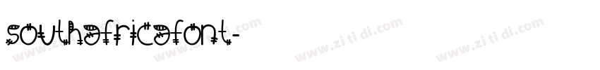 SOUTHAFRICAfont字体转换