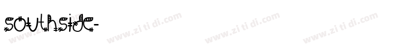 SOUTHSIDE字体转换