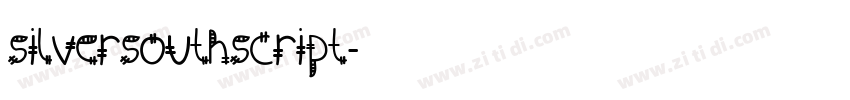 SilverSouthScript字体转换