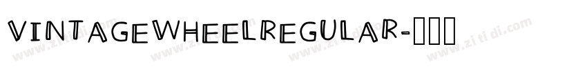 VintageWheelRegular字体转换