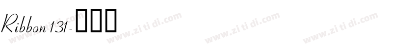 Ribbon131字体转换