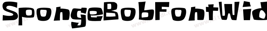SpongeBobFontWideReg字体转换