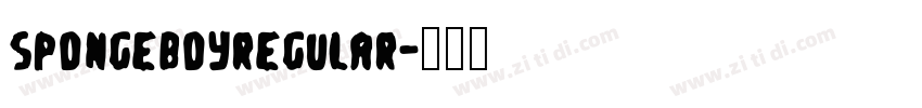 SpongeboyRegular字体转换