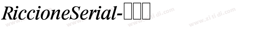 RiccioneSerial字体转换