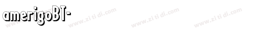 amerigoBT字体转换