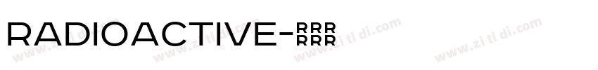 Radioactive字体转换