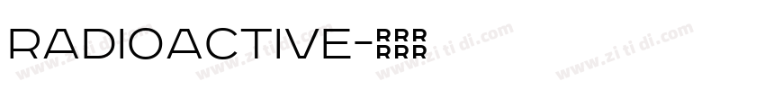 Radioactive字体转换
