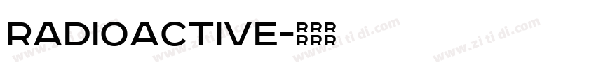Radioactive字体转换