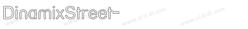 DinamixStreet字体转换