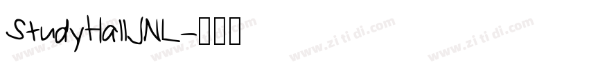 StudyHallJNL字体转换