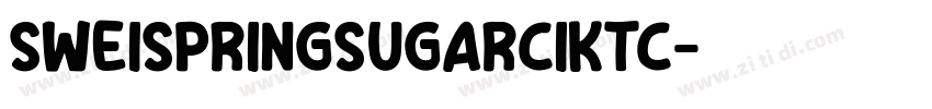 SweispringSugarCiktc字体转换
