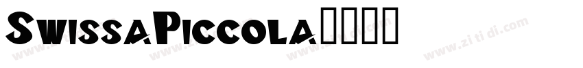 SwissaPiccola字体转换