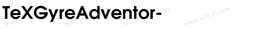 TeXGyreAdventor字体转换