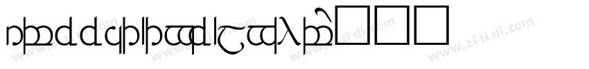 FreeMonoTengwar字体转换
