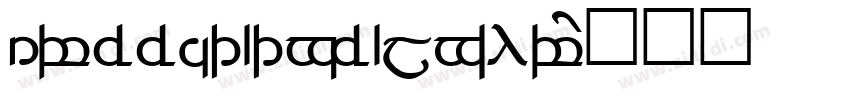 FreeMonoTengwar字体转换